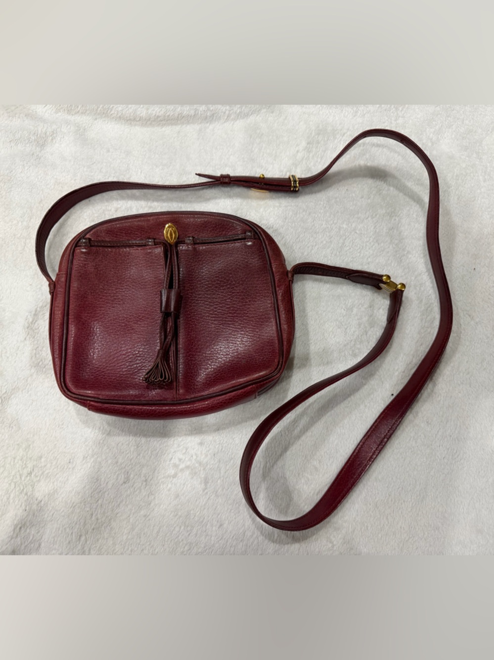 Cartier vintage crossbody with tassel